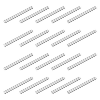 60Pcs M4x45mm 304 Stainless Steel Dowel Pin, Cylindrical Shelf Support Peg Pin