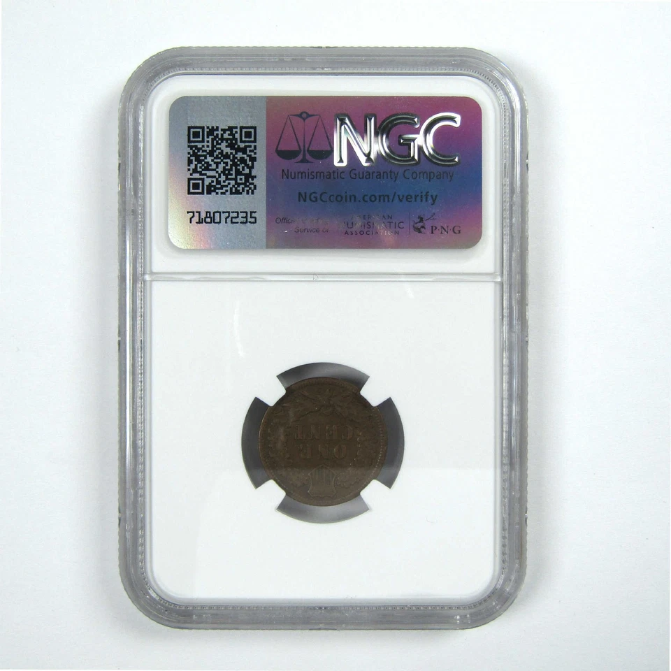 1908 S Indian Head Cent VF 25 BN NGC Penny 1c Coin SKU:I13217 - Image 2 of 4