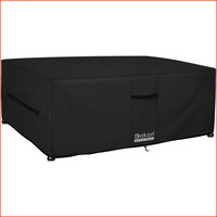 GartenmöBel Abdeckung Wasserdicht Uv-BestäNdig 213X132X74Cm Schwarz SchutzhüLle