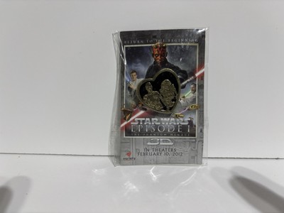 Star Wars Episode 1 The Phantom Menace 3D Variety Pin C-3PO R2-D2 NEW Sealed
