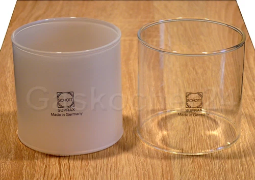 Original Schott Suprax replacement glass Ø 80 mm for gas lamp - also for Campingaz and much more