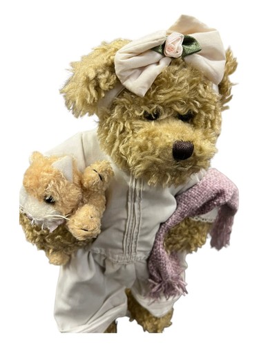Bearington Bear CAT NAPPER #1417 Holding Kitten 12" With Stand- Please Read - Picture 15 of 24