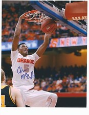 Chris Mccullough Signed Autographed 8x10 photo Syracuse Orangemen 