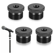 4 Pcs Mic Stand Adapter Microphone Stand Adapter 1/4 Female to 5/8 Male Screw...