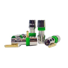 10 pack Audio Video RCA Compression Connector for RG59 Coaxial Cable CCTV