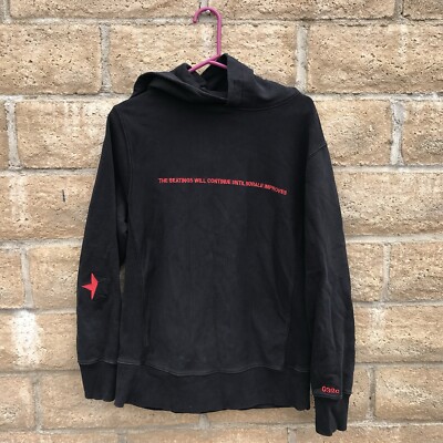 032C The Beatings Will Continue Until Morale Improves Hoodie Men s Size Small S