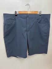 Roundtree York s Performance Work Play Perform Shorts Gray Mens Size 42