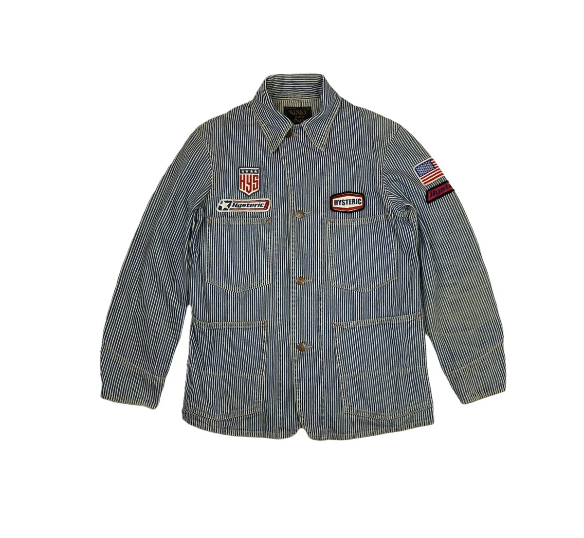 Hysteric Glamour - Vintage Hickory striped jacket | eBay