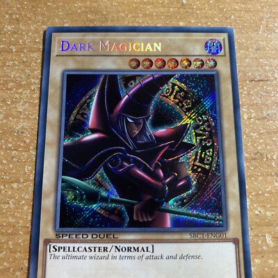 🔥Yugioh ARCANA RED DARK MAGICIAN SBC1-ENG01 SECRET RARE NM 1ST ED