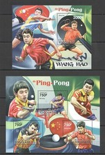 TG1063 2011 TOGO SPORT TABLE TENNIS PING PONG WORLD CHAMPIONS BL+KB MNH STAMPS