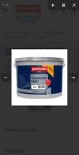 Johnstones Trade Cleanable Matt Paint - Brilliant White