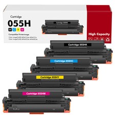 4PK CRG-055H Toner Set For Canon imageCLASS MF741Cdw MF745Cdw MF746Cdw With CHIP