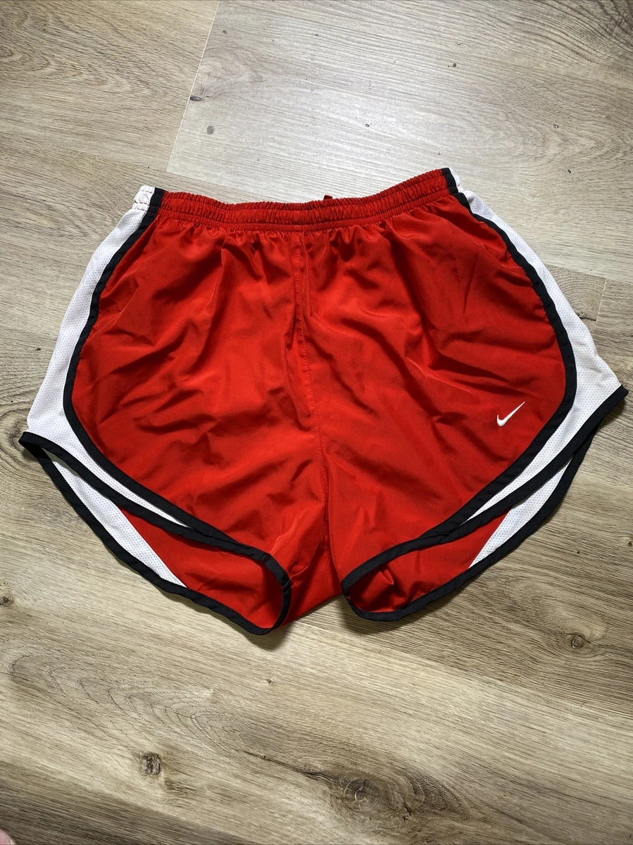 Shorts Womens Size Nike Red White Black Running Athletic eBay