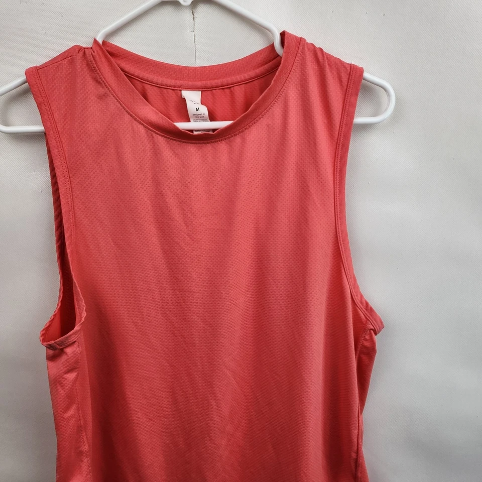 Camiseta sin mangas Nanette Lepore para mujer talla mediana coral ejercicio ropa deportiva pulóver Foto 2 de 4