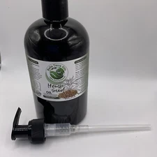 Bella Terra Oils Organic Hemp Seed Oil Hair Face & Body 16 oz Sealed