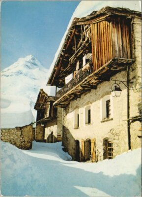 CPM BONNEVAL-sur-ARC Altes Haus unter dem Schnee (1193783)