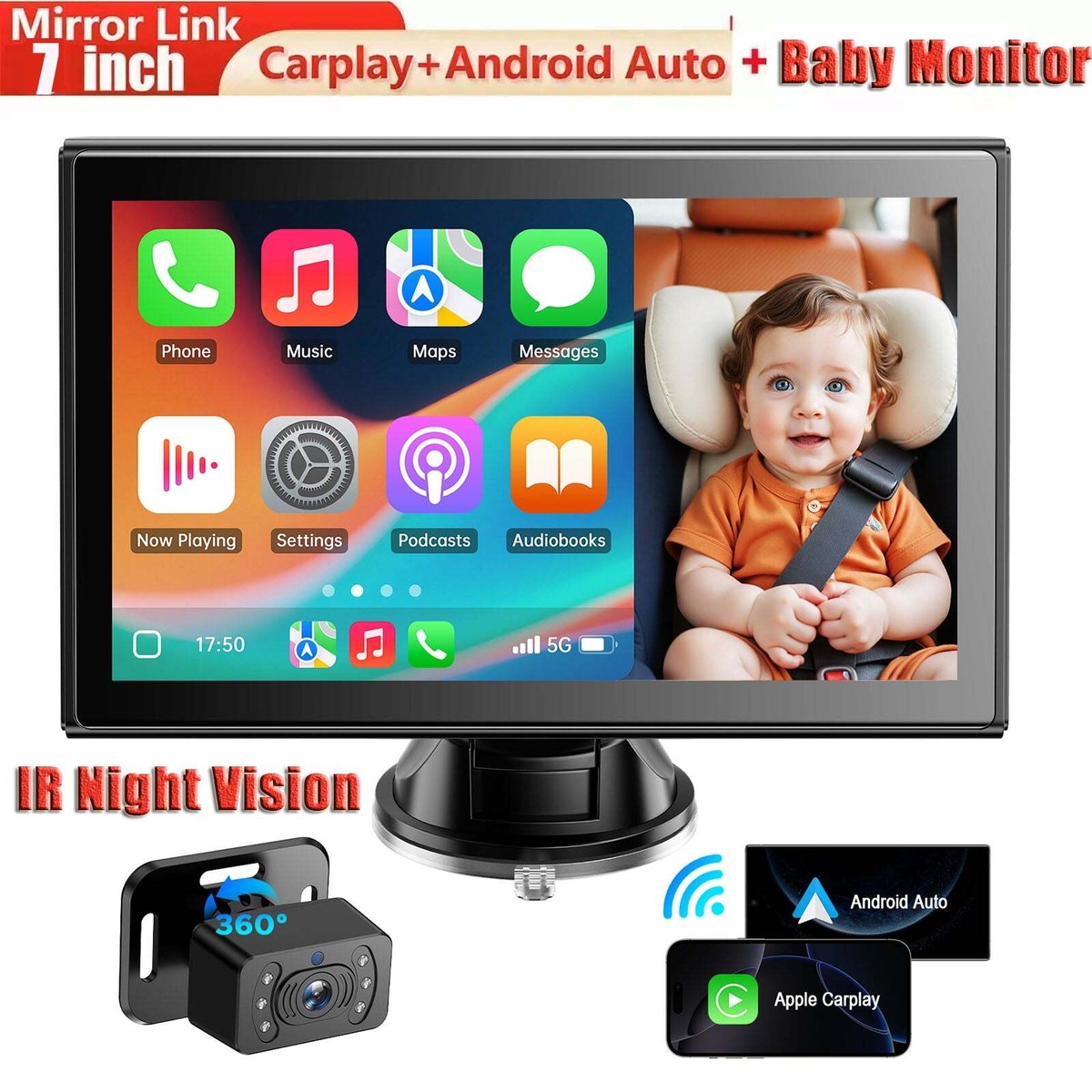 Baby Car Camera for Backseat 7