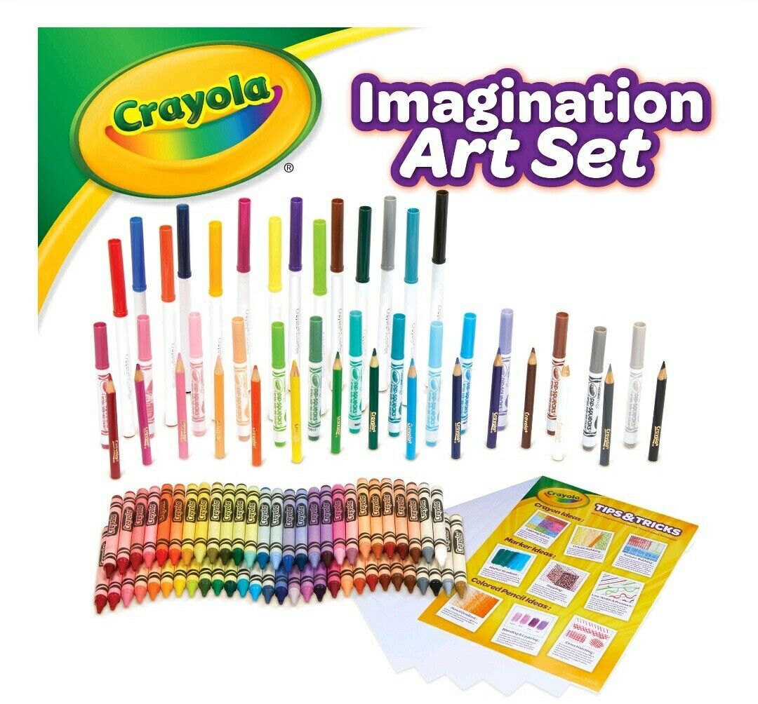 Crayola 115 pc Imagination Art Set with Case - Brand New in Box