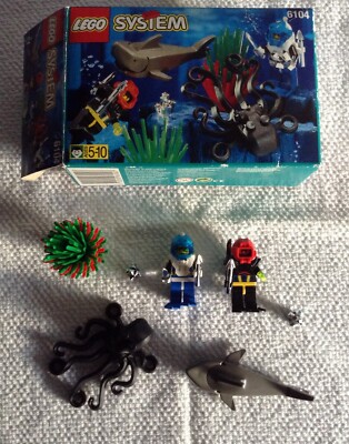 LEGO System 6104 Aquacessories, Vintage, TOP Zustand, Rarität