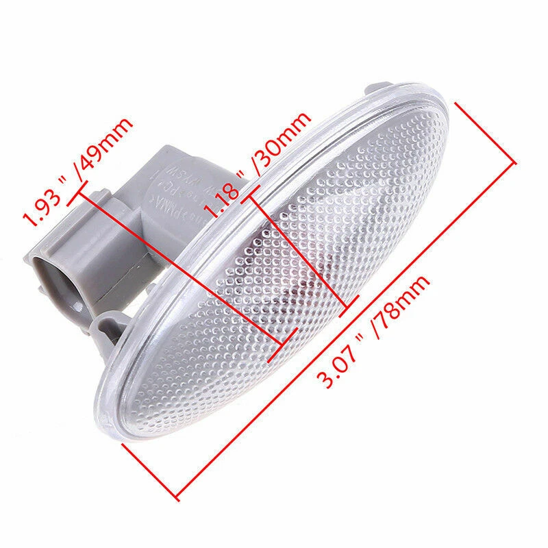 Luces de señalización de giro LED para Toyota Yaris 2005-2011 2 piezas luces de guardabarros Foto 4 de 4