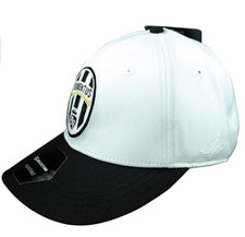 Cappello Juventus FC Regolabile Bianco Nero Collezione Tifoso Inchiostro Licenza Ufficiale