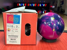 15 lb ROTOGRIP HUSTLE M-M BOWLING BALL - UNDRILLED - NIB - 3 1/4" PIN