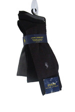 NWT Polo Ralph Lauren Mens Super Soft Comfort Fit Trouser Socks 3-Pairs 6-12.5