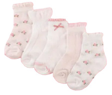 5 Pairs Girls 1-3 yrs 11-13cm/4.33-5.11 Thin Spring Dress Socks-ships from US