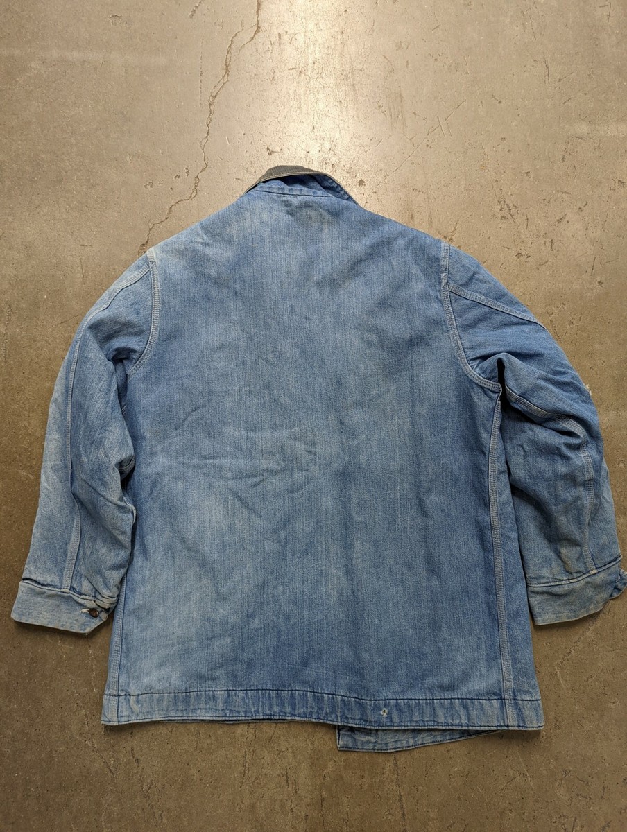 Vintage 70s Sears Work Leisure Denim Coat | eBay