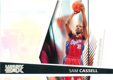 2005-06 TOPPS LUXURY BOX BASKETBALL CARD #19 SAM CASSELL CLIPPERS 