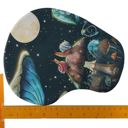 Mushroom Wrist Support Snails Mouse Mat Water-proof Mouse Pad Office - Photo 7/8