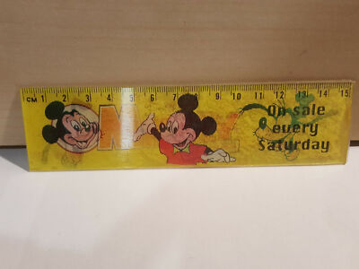 Walt Disney & Friends - 3D - 15 cm Werbelineal - Mickey Mouse, Goofy #106