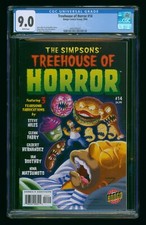 TREEHOUSE OF HORROR #14 (2008) CGC 9.0 THE SIMPSONS BONGO COMICS
