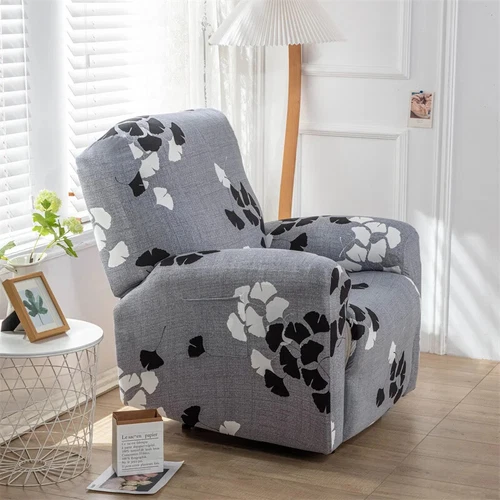 Copripoltrona reclinabile elastica stampata floreale copertura geometria nordica 4 pz/set - Foto 15 di 37