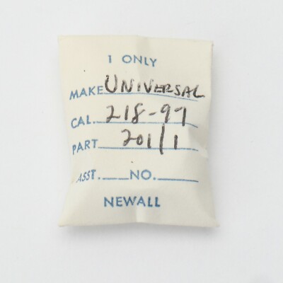 Universal Geneve 218-97 Watch Part 201/1 Center Wheel New Old Stock (C16D22)