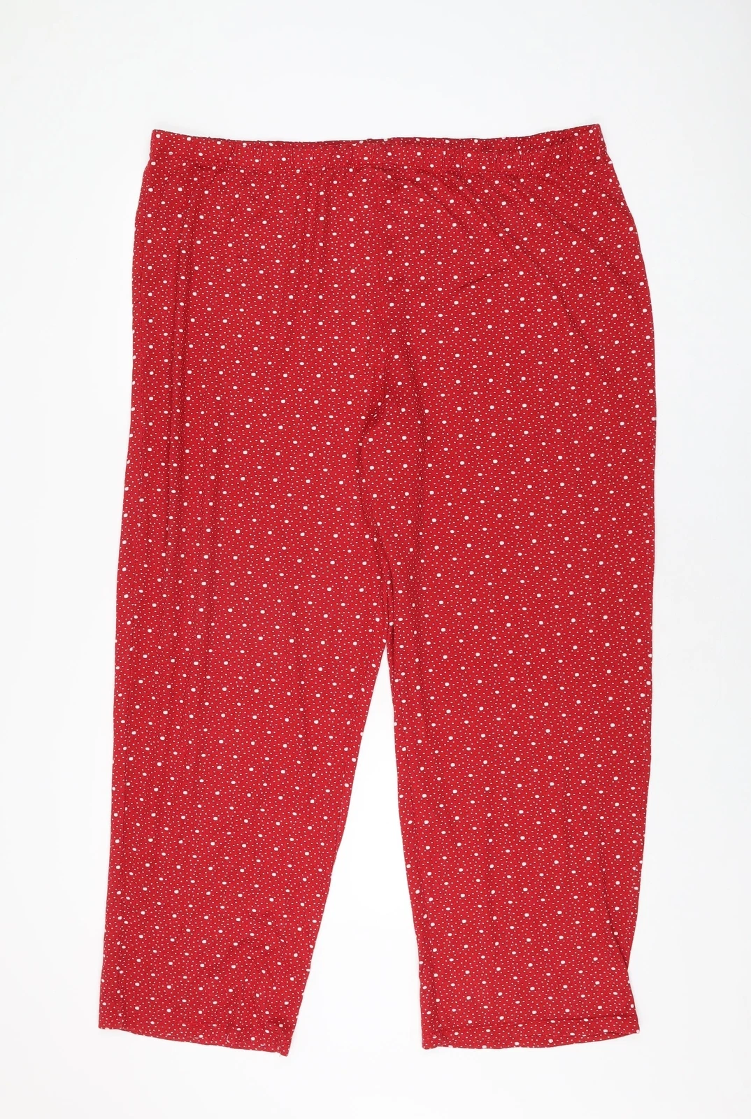 Charter Club Womens Red Polka Dot Polyester Top Pyjama Pants Size 2XL