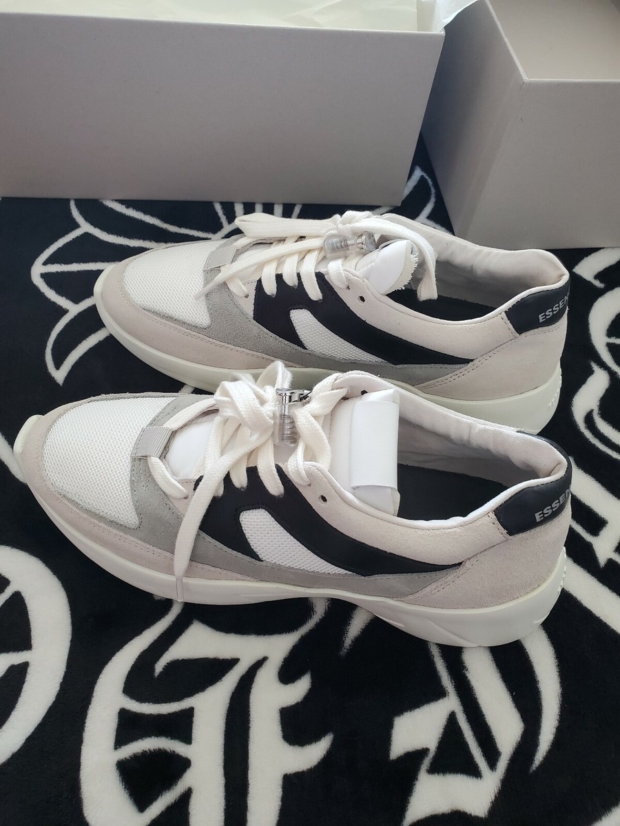 Fear Of God Essentials Distance Runner Sneaker CRM/GRY/BLK Rare Size 38 US 6