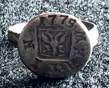 1775 Russian Army Silver Ring Pugachev's Rebellion Peasants' War Original