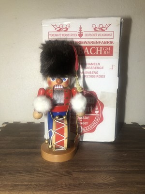 Steinbach German Wood Nutcracker Chubby Drummer S1324 NEW WITH ORIGINAL BOX