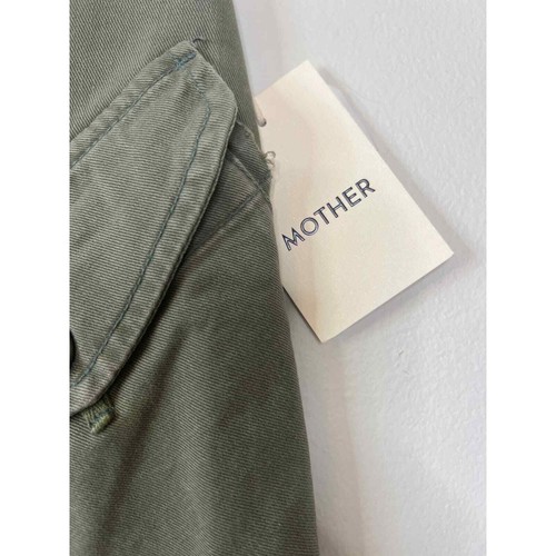 NWT Mother The G.I. Jane Frayed Cargo On The Double Green Mini Skirt - Picture 4 of 8