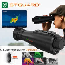 GTGUARD Thermal Monocular Thermal Imaging Monocular Ai 384x288 (50 Hz) 8x Zoom