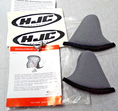 HJC SY-MAX Helmet Ear Pad Noise Reducer Cushion Inserts