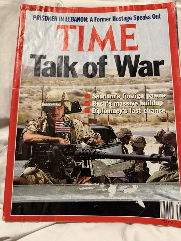 Time Magazine (August 27, 1990) (Talk Of War)