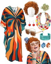 Velmitten Landlady Costume One Size Fits most adults , Art Deco Waves