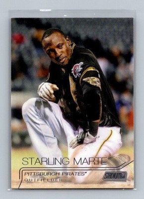 2015 Stadium Club - Starling Marte #73 Foilboard #/25