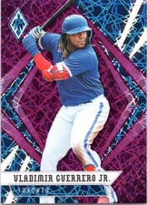 2021 Panini Chronicles Vladimir Guerrero Jr. Phoenix Purple Velocity #5 Card