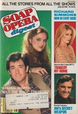 Doug Sheehan-Marcia McCabe-David Canary-Lou Ferrigno 6/22/82 Soap Opera Digest