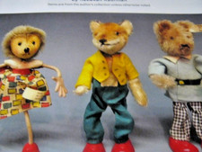 5p Anthropomorphic German Schuco Doll History Article HAPPY HANDFUL   Kaufman
