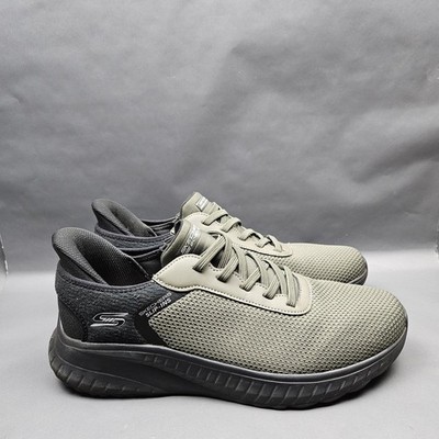Skechers Slip-ins Bobs Sport Shoes Mens Size 12 Green Walking Comfort Sneakers