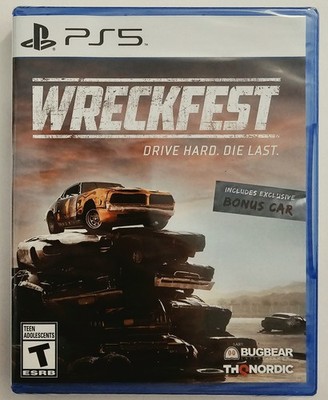 WRECKFEST (DRIVE HARD DIE LAST) PLAYSTATION 5 PS5 BRAND NEW FAST SHIPPING 